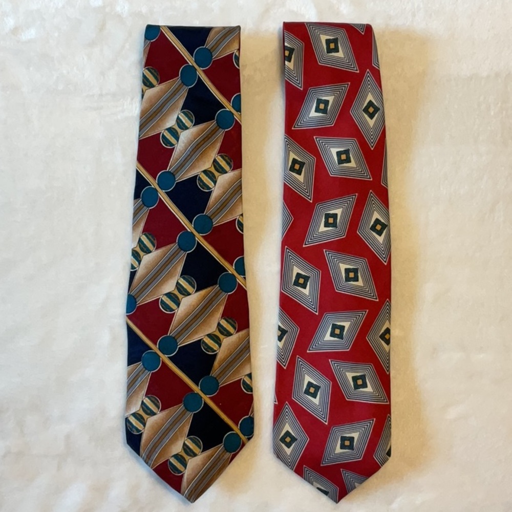 Adolfo & Gittman Brothers 100% silk neckties